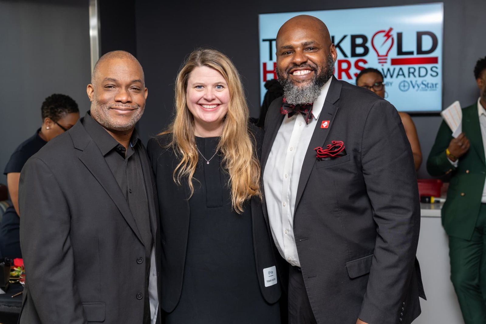 Festival co-founders with a guest at the awards reception