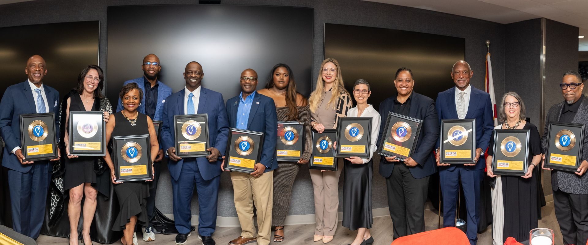 The 2026 Think Bold Honors class gathered with their awards
