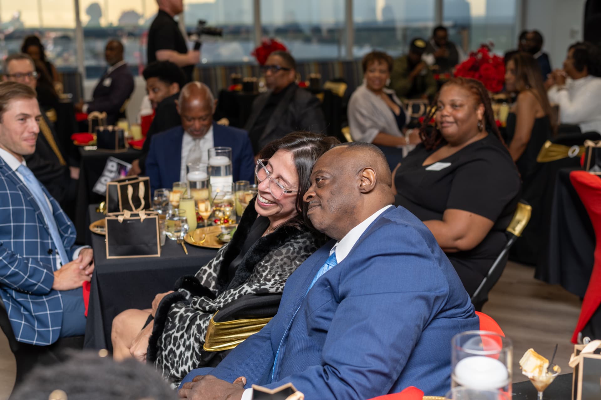 Guests seated at the Think Bold Honors ceremony, sharing a moment of recognition and celebration